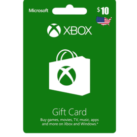 Xbox 10 USD Gift Card (United States) - Digital Key